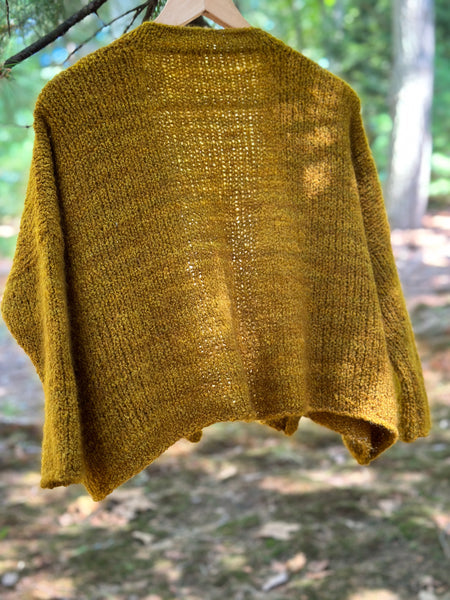 Cozy Cardi Sweater Kit Color Way Gold Rush