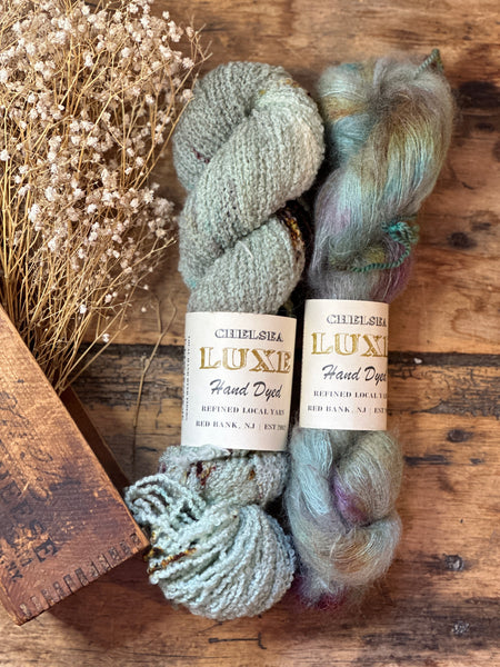 Cozy Cardi Sweater Kit Color Way Sea Glass
