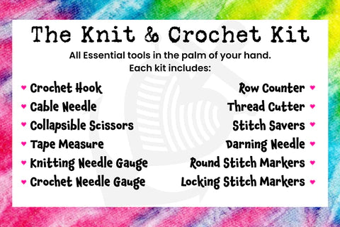 The Knit Kit Yellow Glitter