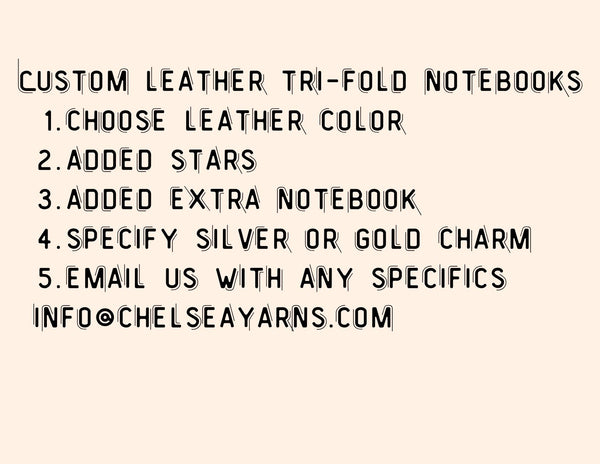 Chelsea Notes Passport Leather Journal Customizable