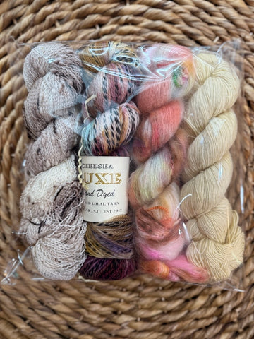 Chelsea Luxe 4 Skein Pack SALE OOAK Colors