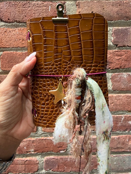 Chelsea Notes Passport Leather Journal Color Whiskey Dreams