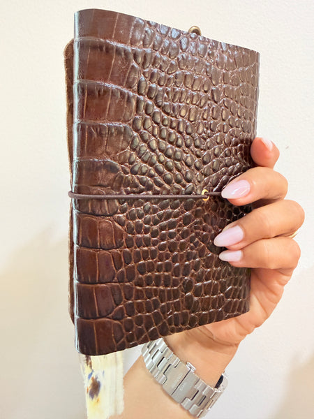 Chelsea Notes Passport Leather Journal Color Dark Brown