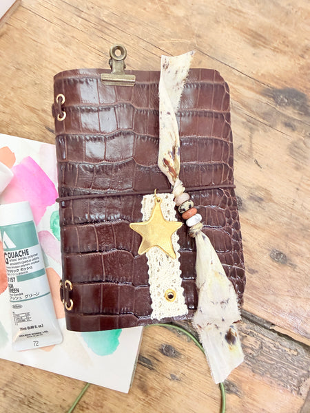 Chelsea Notes Passport Leather Journal Color Dark Brown