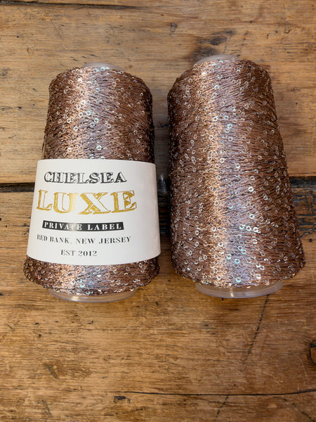Chelsea Luxe Twinkle Private Label Taupe/Silvere 2mm Sequin