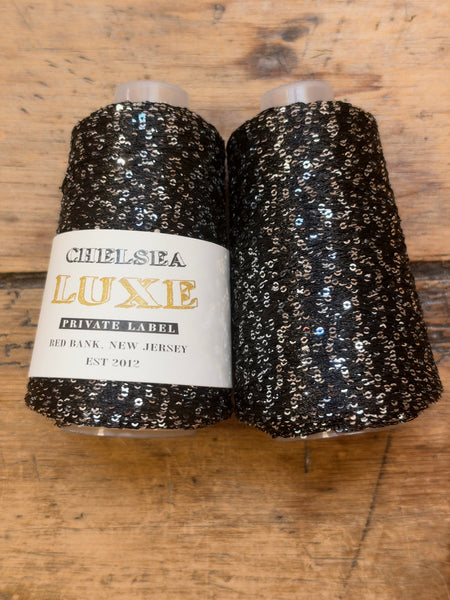 Chelsea Luxe Twinkle Private Label Onyx/Silver 2mm Sequin