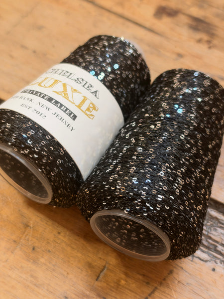 Chelsea Luxe Twinkle Private Label Onyx/Silver 2mm Sequin
