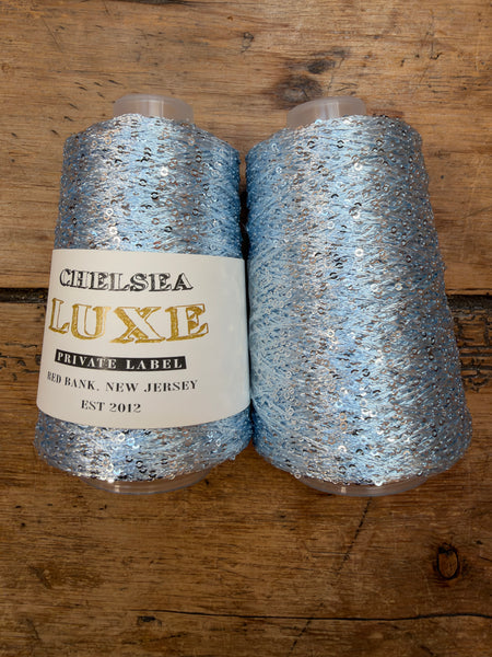 Chelsea Luxe Twinkle Private Label Baby Blue/Silver 2mm Sequin