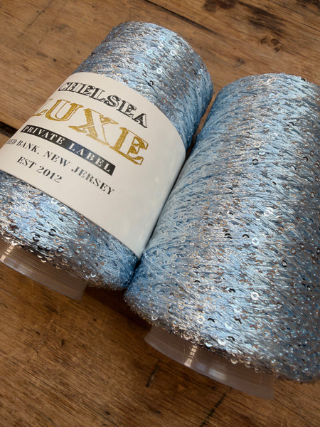 Chelsea Luxe Twinkle Private Label Baby Blue/Silver 2mm Sequin