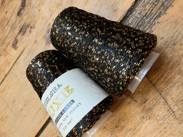 Chelsea Luxe Twinkle Private Label Onyx/Gold 2mm Sequin
