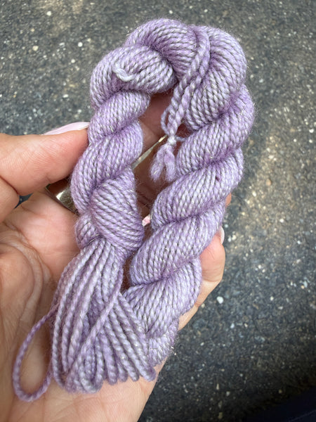 Chelsea Luxe Glitter Needlepoint Thread Lavender Fields