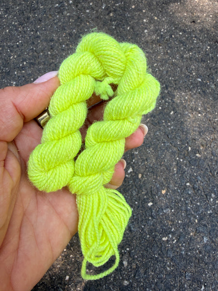 Chelsea Luxe Glitter Needlepoint Thread Bright Neon Light