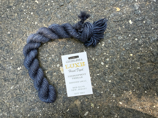 Chelsea Luxe Glitter Needlepoint Thread Dark Denim