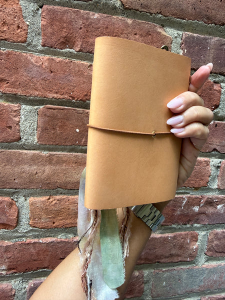 Chelsea Notes Passport Leather Journal Color with Star Charm