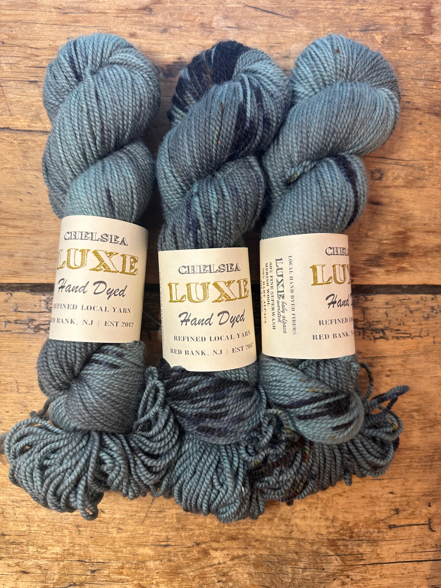 CHELSEA LUXE WORSTED SALE OOAK SKEINS FOREST