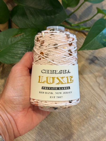 Chelsea Luxe Private Label Starlight Pink/Rose Gold Sequins