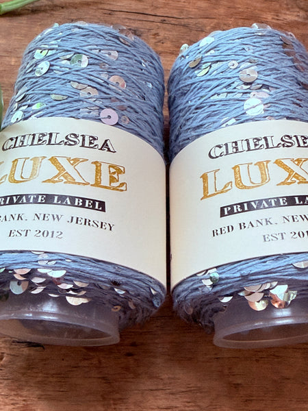 Chelsea Luxe Private Label Starlight Sky Blue/Silver Sequins