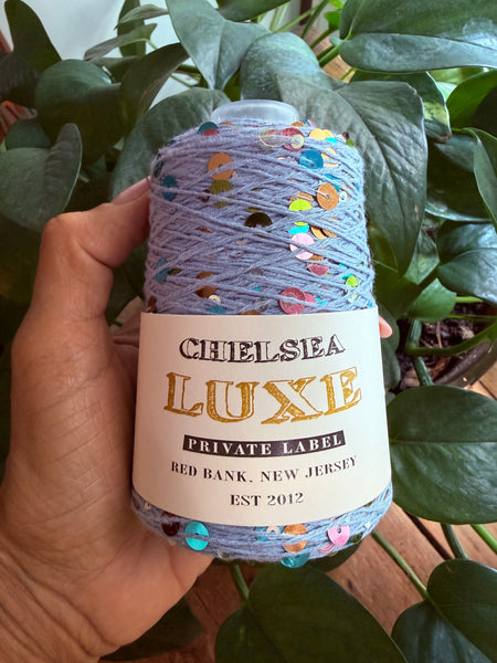Chelsea Luxe Private Label Starlight Sky Blue/Multi Sequins