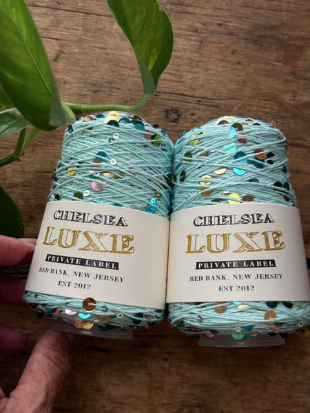 Chelsea Luxe Private Label Starlight Mint/Multi Sequins