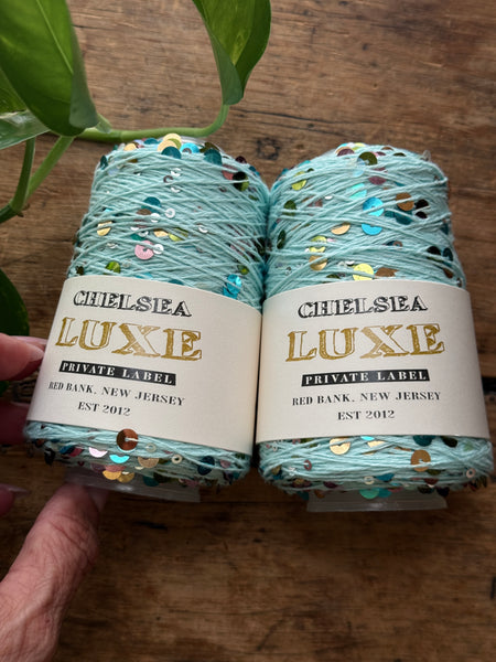 Chelsea Luxe Private Label Starlight Mint/Multi Sequins