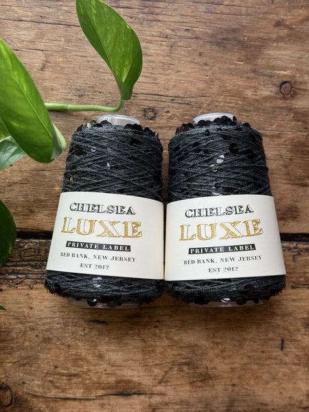 Chelsea Luxe Private Label Starlight Charcoal Heather/Onyx Sequins