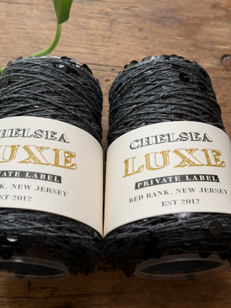Chelsea Luxe Private Label Starlight Charcoal Heather/Onyx Sequins