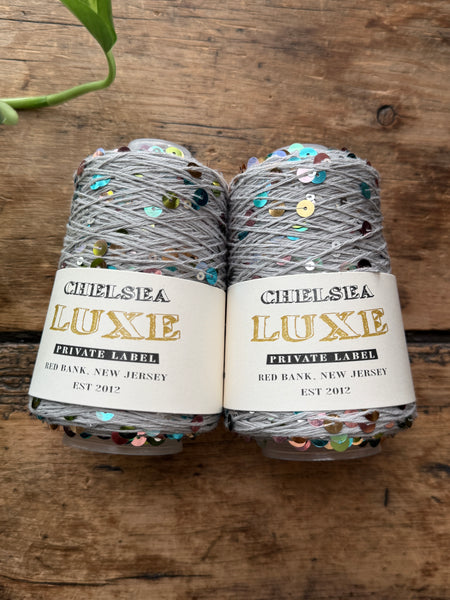 Chelsea Luxe Private Label Starlight Grey /Multi Sequins
