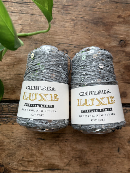 Chelsea Luxe Private Label Starlight Heather Grey /Silveri Sequins