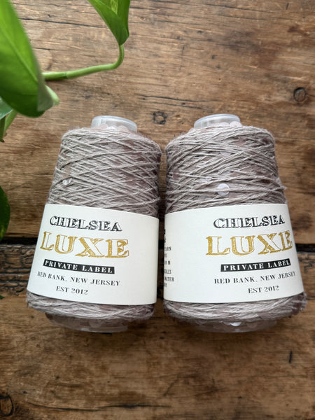 Chelsea Luxe Private Label Starlight Taupe /Clear Taupe Sequins