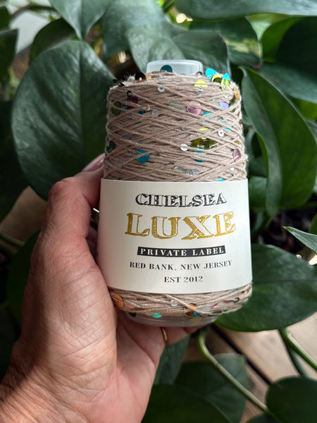 Chelsea Luxe Private Label Starlight Beige/Beige Multi Sequins