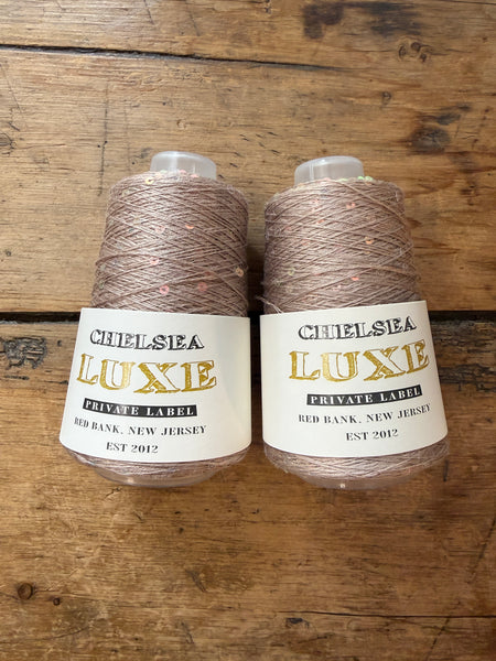 Chelsea Luxe Private Label Lumina Beige 3mm Iridescent Sequins
