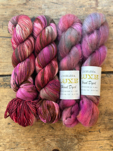 CHELSEA LUXE 80/10/10 2 Skeins and Mohair 2 Skeins