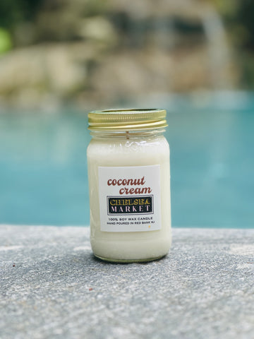 Chelsea Market Soy Candles 16 ounce (large) Coconut Cream